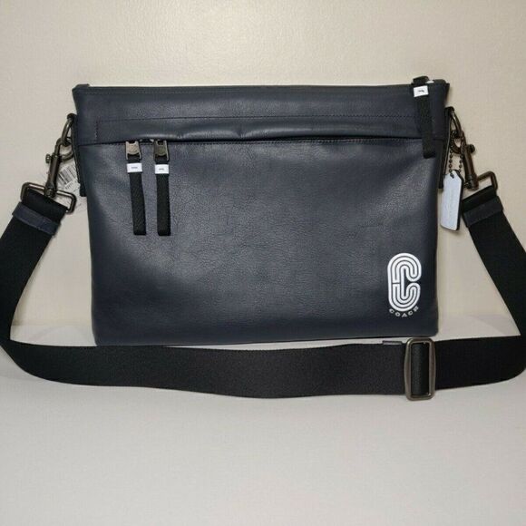 NWT Coach Edge Messenger Reflective Coach Patch - Picture 1 of 6